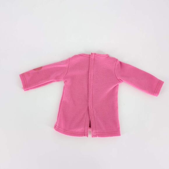 Unbranded Pink Long Sleeve Crewneck Cupcake Doll Shirt Top for 18" Dolls - FAIR - Picture 14 of 15